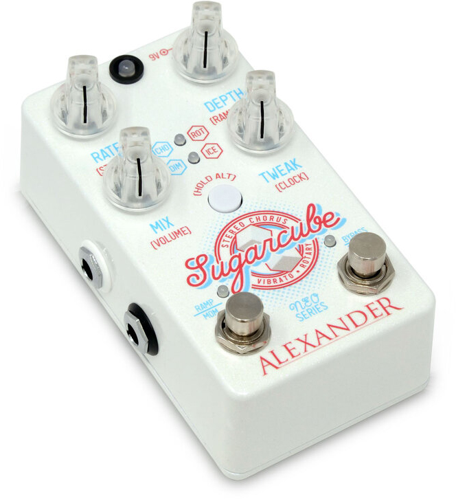 Alexander Pedals Sugarcube Chorus - PÉdale Chorus / Flanger / Phaser / Tremolo - Variation 1