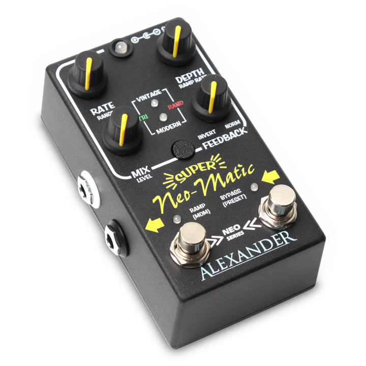 Alexander Pedals Super Neo Matic Modulation - PÉdale Chorus / Flanger / Phaser / Tremolo - Variation 1