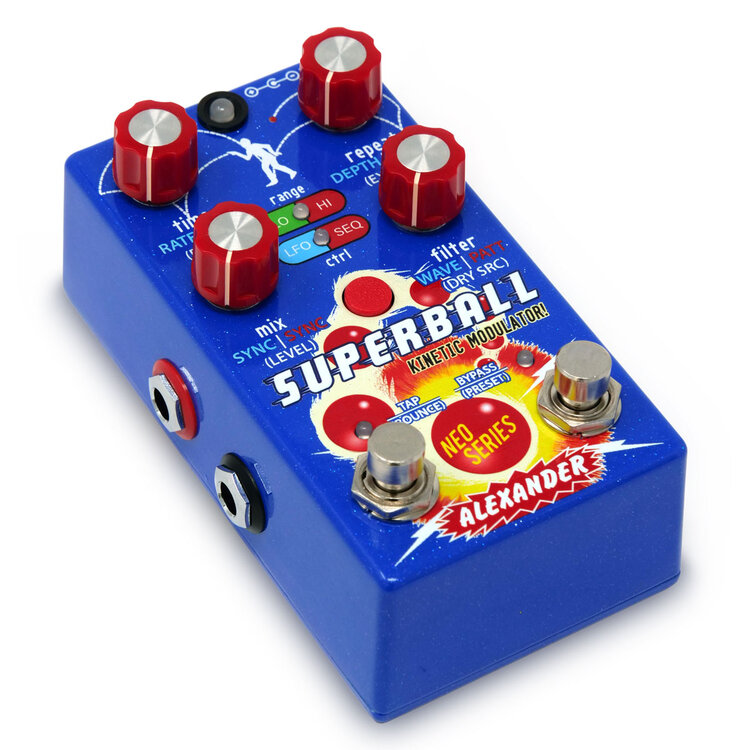 Alexander Pedals Superball Delay - PÉdale Reverb / Delay / Echo - Variation 1