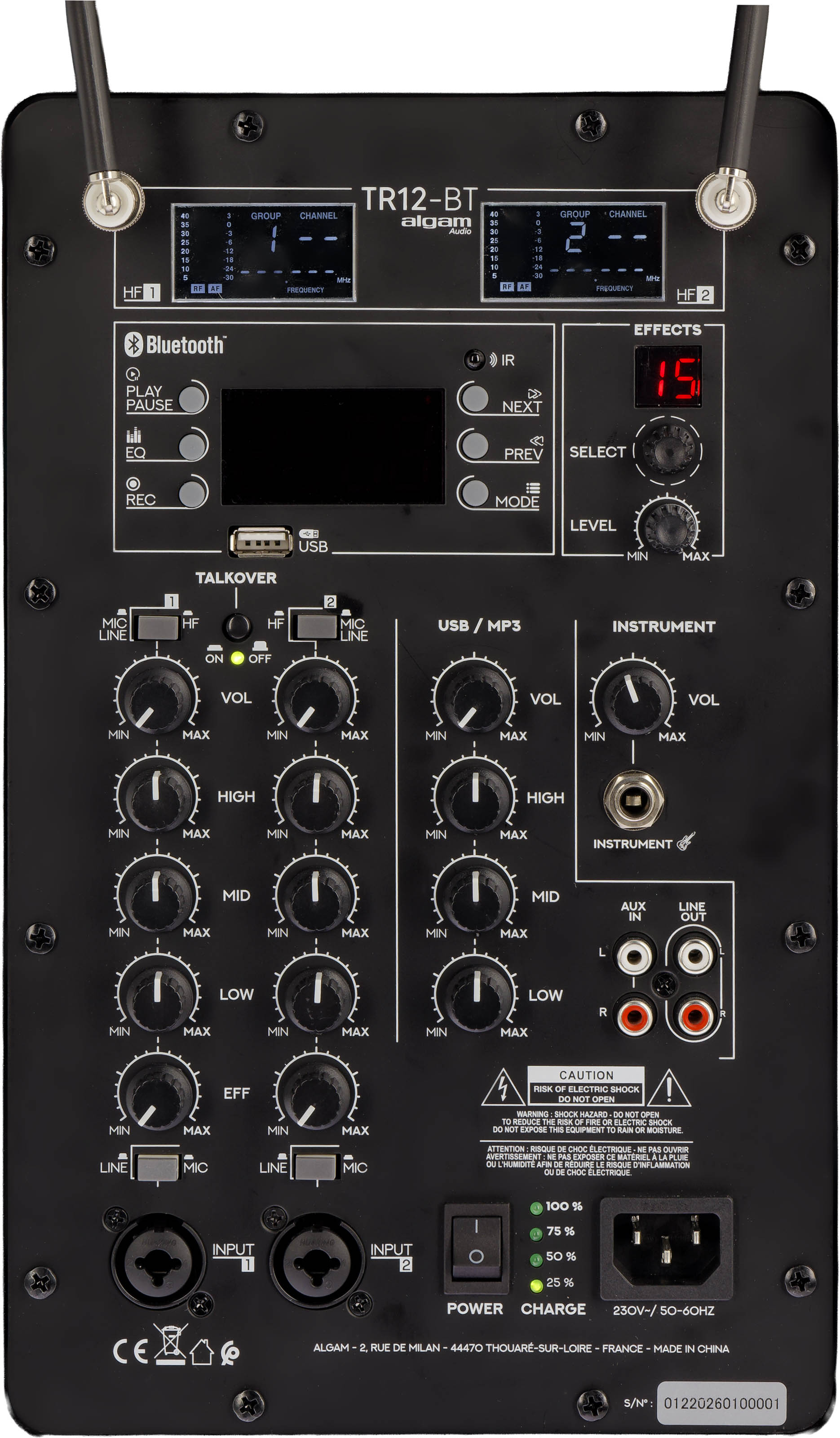 Algam Audio Tr12-bt - Sono Portable - Variation 5