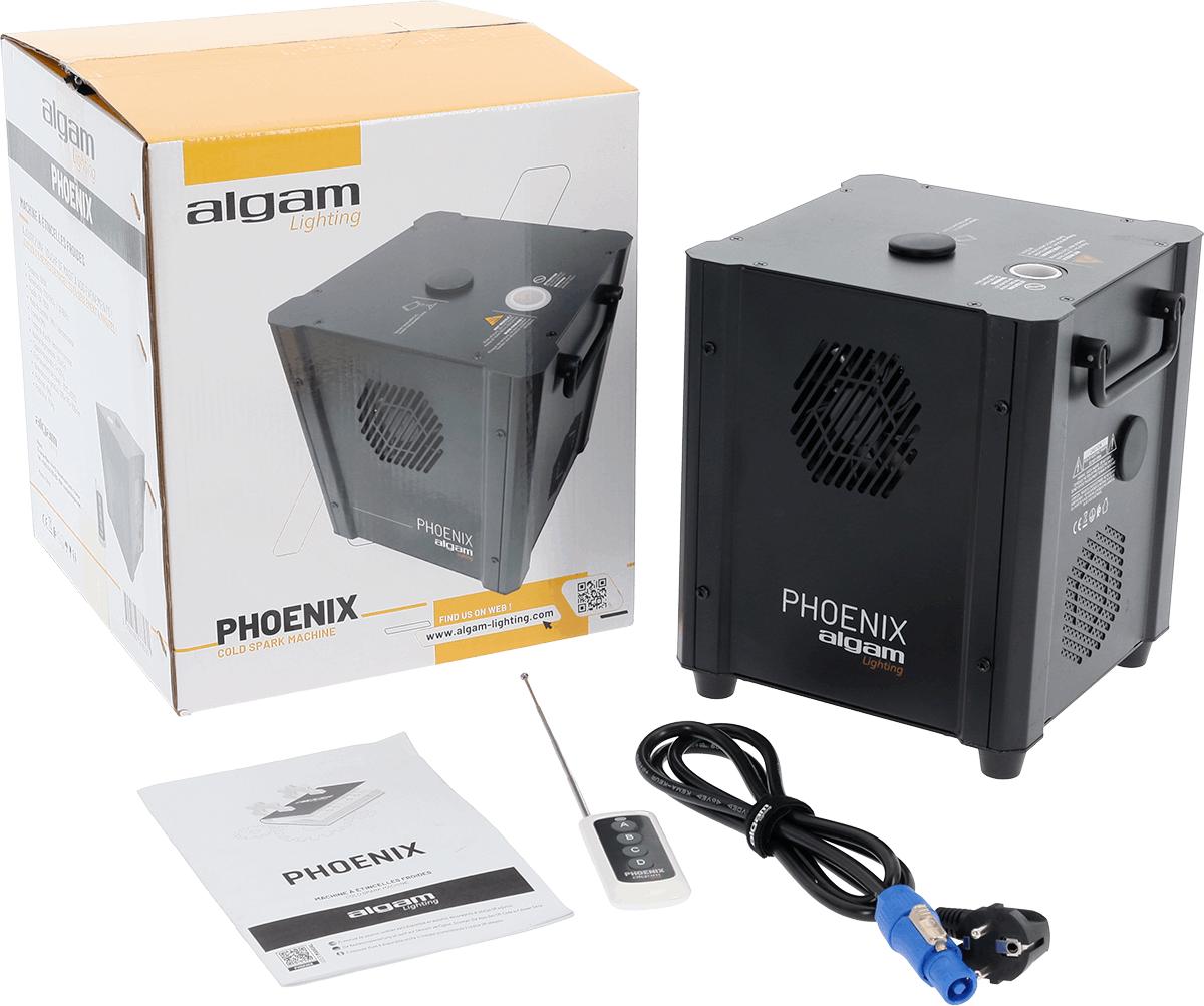 Algam Lighting Phoenix - Machine À Confettis & Flamme - Main picture