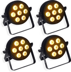 Pack eclairage Algam lighting 4 x Slimpar 710 Quad