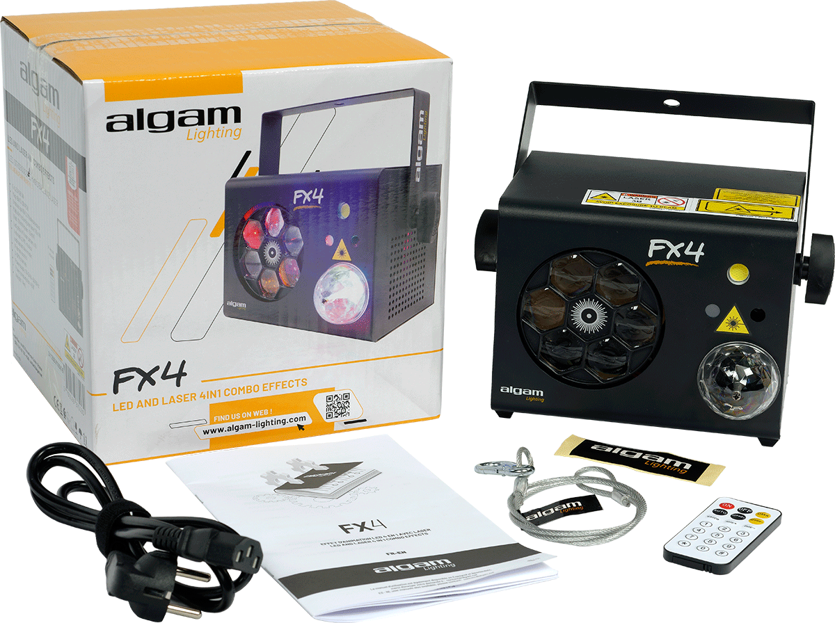 Algam Lighting Fx 4 - Multi-faisceaux & Effet - Variation 4