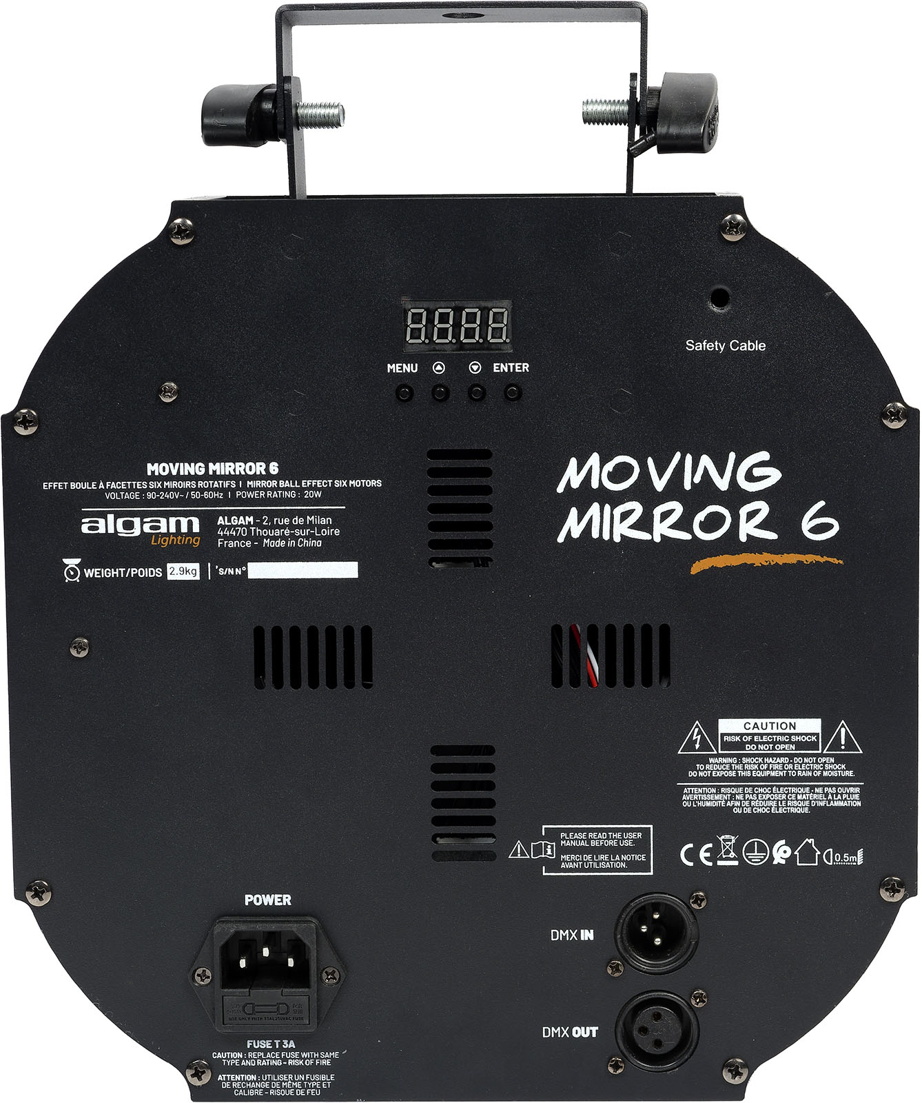 Algam Lighting Moving Mirror 6 - Boule À Facettes - Variation 2