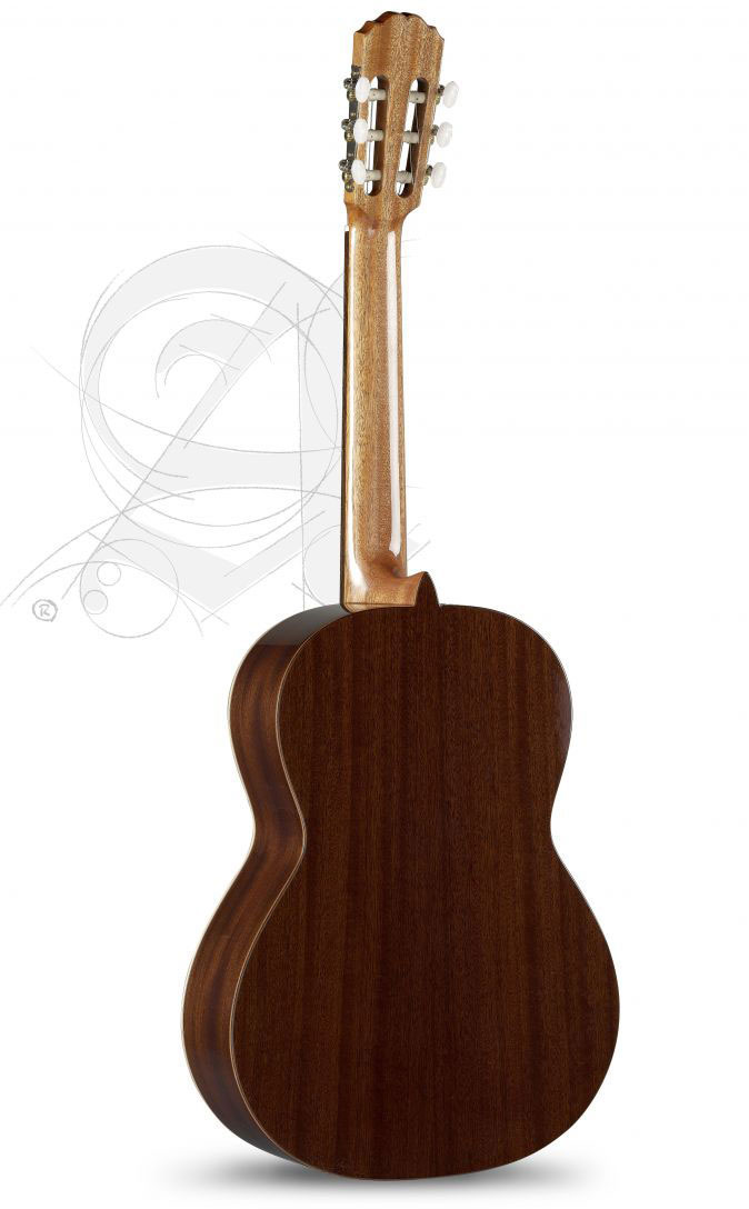 Alhambra 1 C Ht Hybrid Terra 1/2 Cedre Sapele Rw - Natural - Guitare Classique Format 3/4 - Variation 1