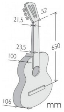 Alhambra 9p Cedre Palissandre Eb +etui - Natural - Guitare Classique Format 4/4 - Variation 4