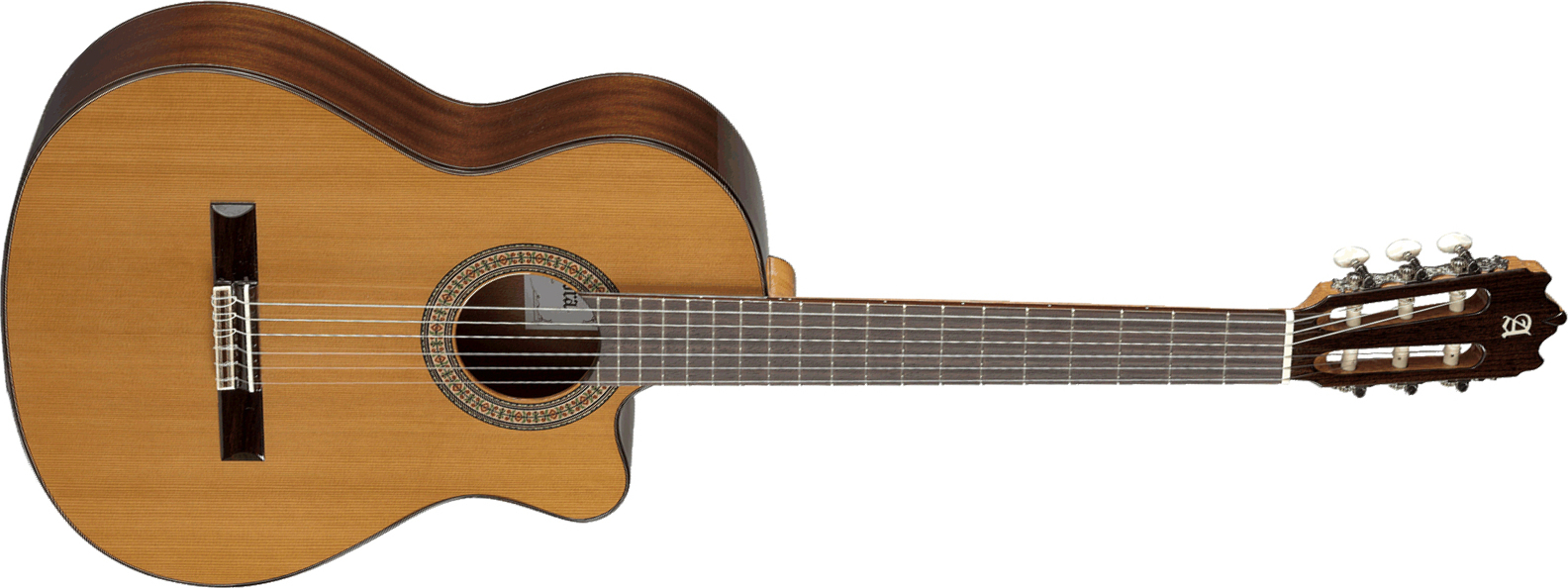 Alhambra 3c Cw E1 Estudio 4/4 Cedre Sapele Rw - Natural - Guitare Classique Format 4/4 - Main picture