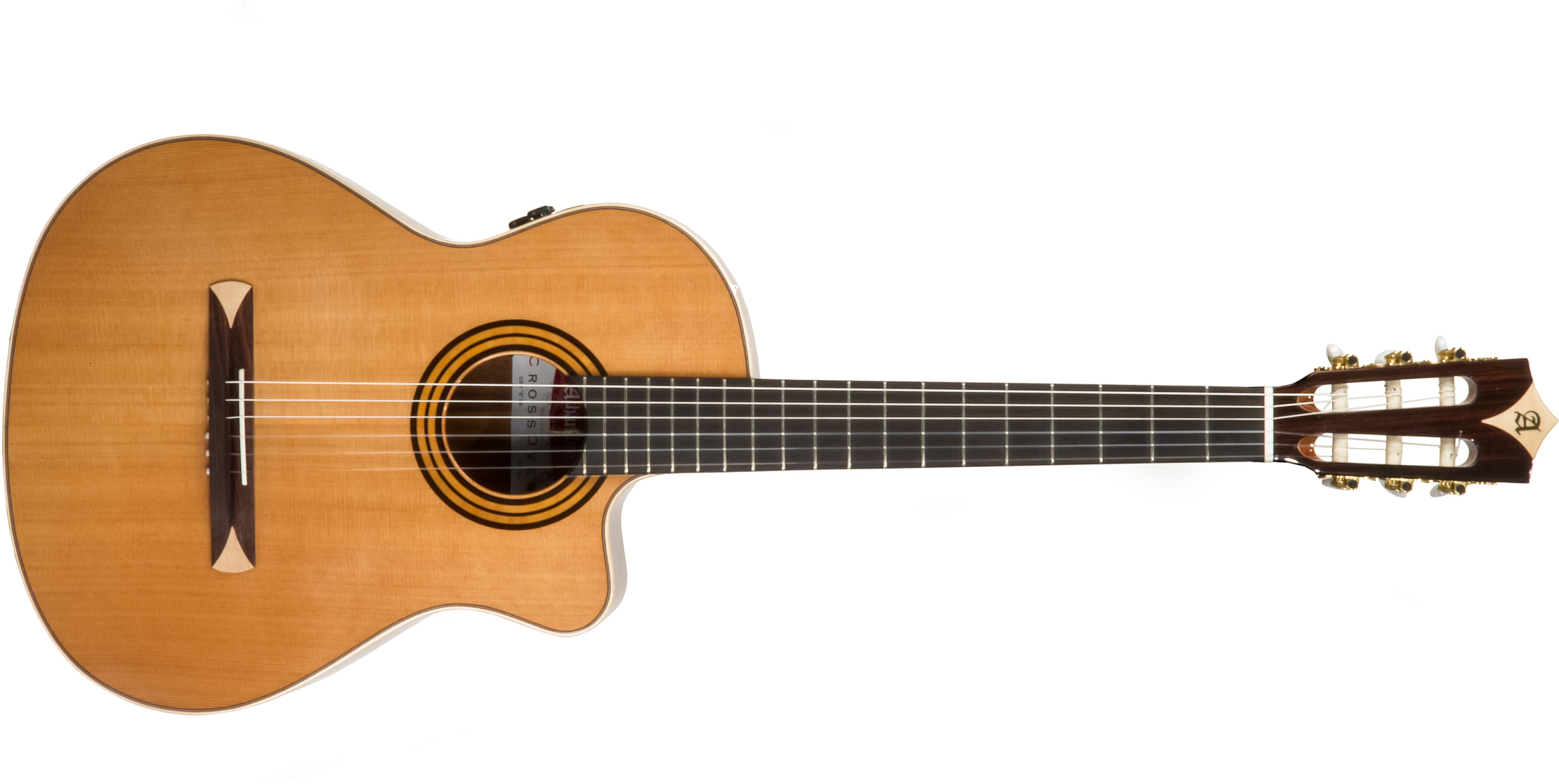 Alhambra Cs-1 Cw E8 Cross-over Cedre Sapele Rw - Natural - Guitare Classique Format 4/4 - Main picture