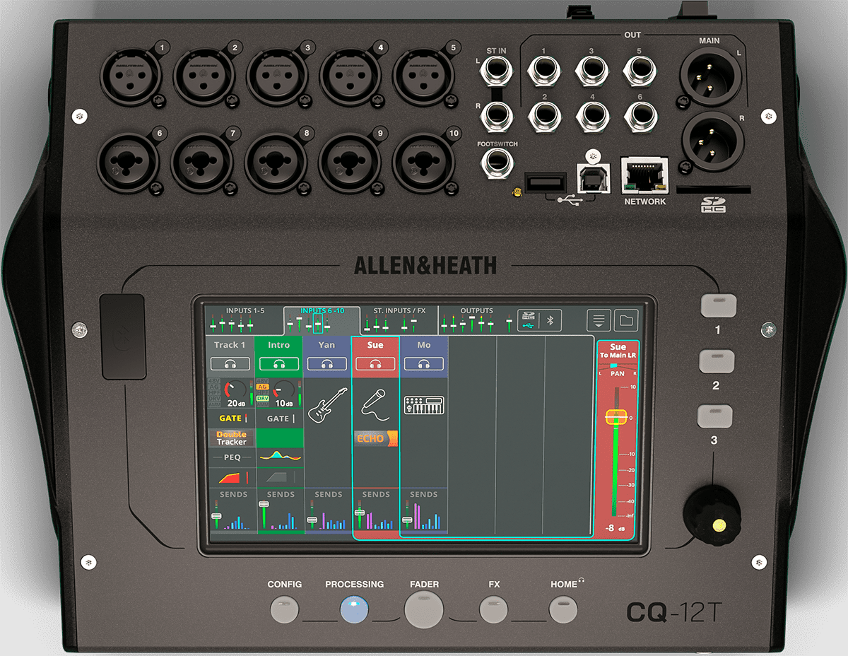 Allen & Heath Cq-12t - Table De Mixage NumÉrique - Variation 1