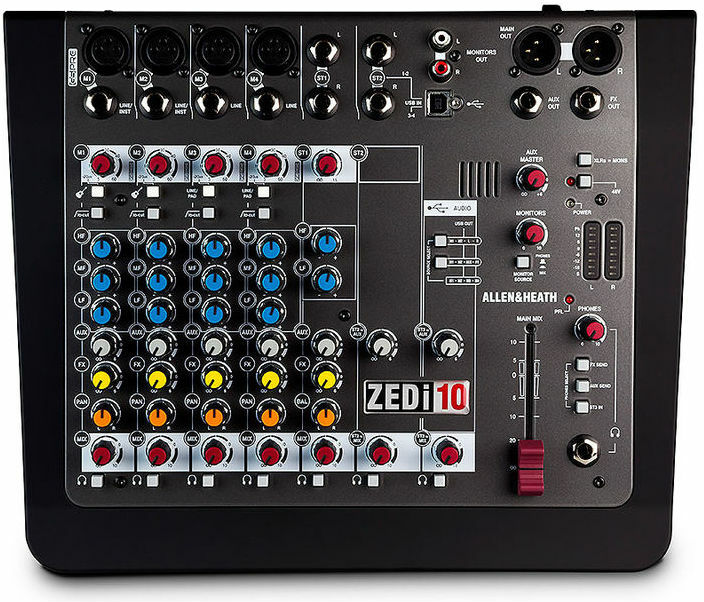 Allen & Heath Zedi-10fx - Table De Mixage Analogique - Main picture