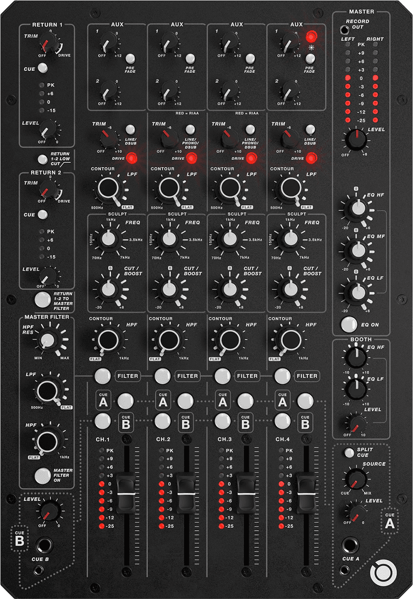 Allen & Heath Model1.4 - Table De Mixage Dj - Variation 2