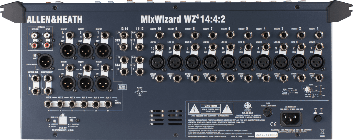 Allen & Heath Wz4-14.4.2 - Table De Mixage Analogique - Variation 3