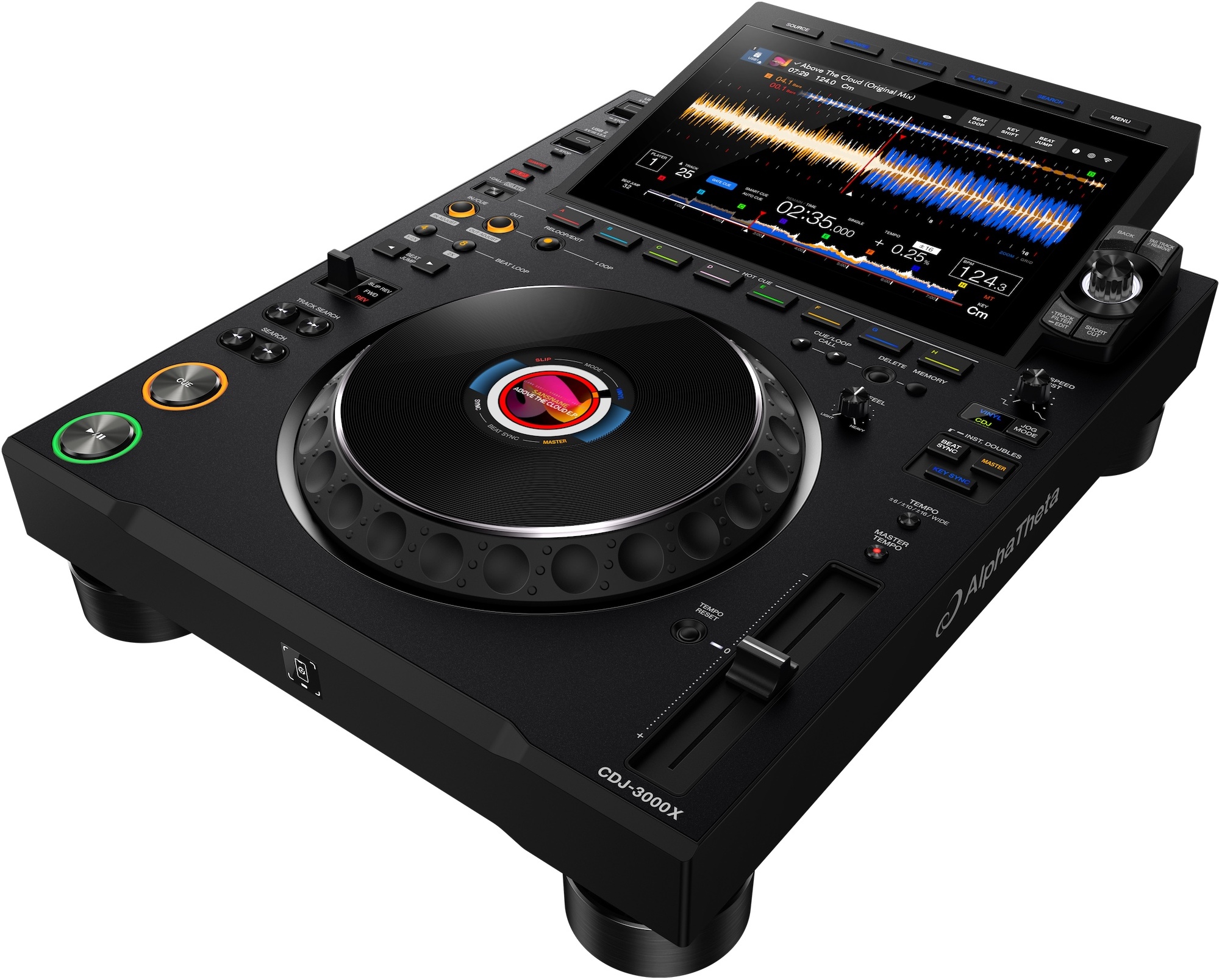Alphatheta Cdj-3000x - ContrÔleur Dj Autonome - Main picture