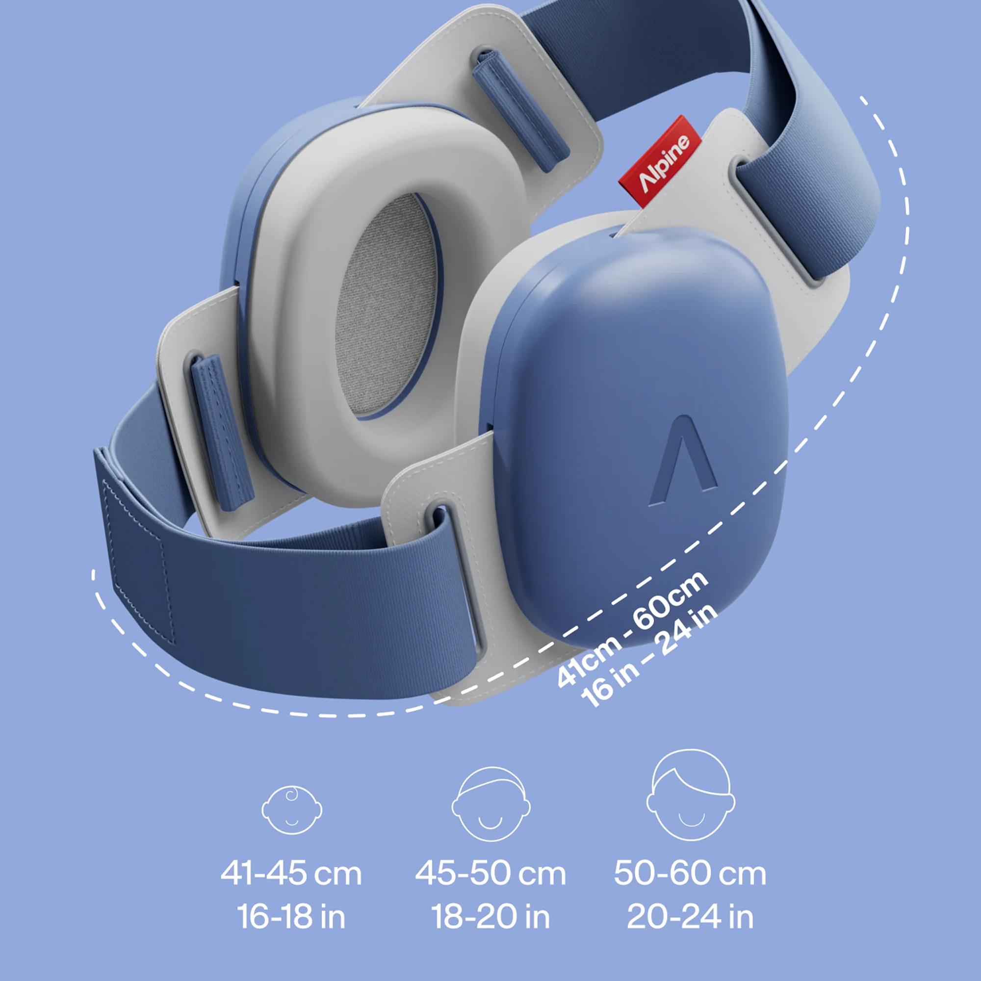 Alpine Casque Muffy Baby Denim Blue - Protection Auditive - Variation 2