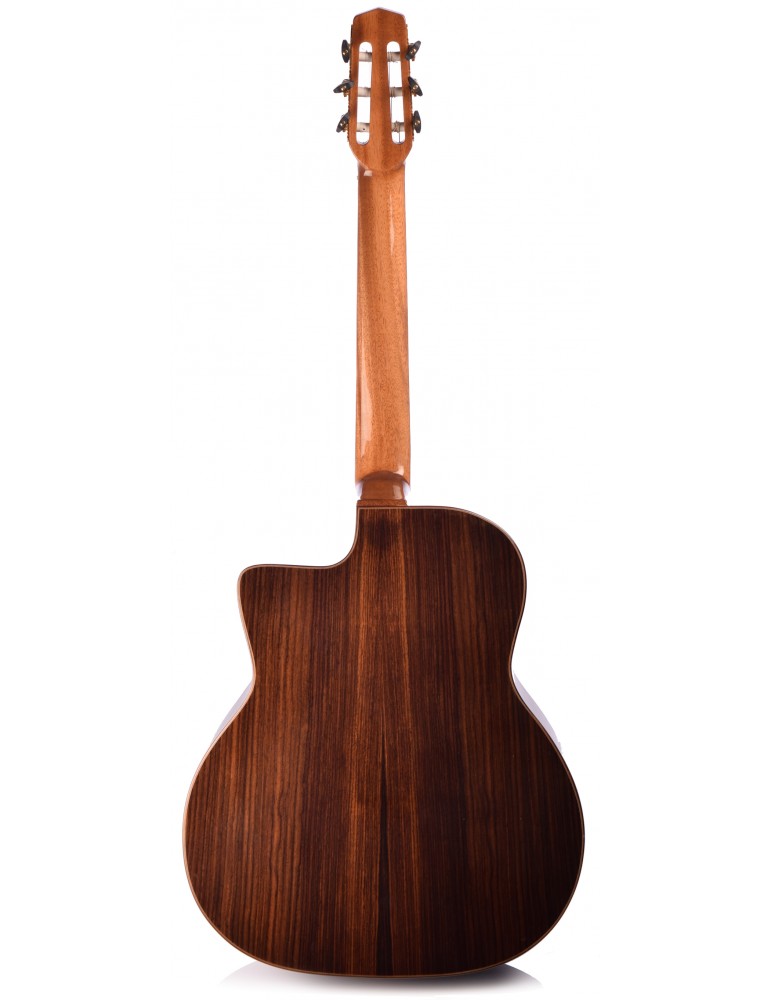 Altamira M01 Macca Cc Gypsy Jazz Grande Bouche Cw Epicea Palissandre Eb +etui - Natural - Guitare Manouche - Variation 1