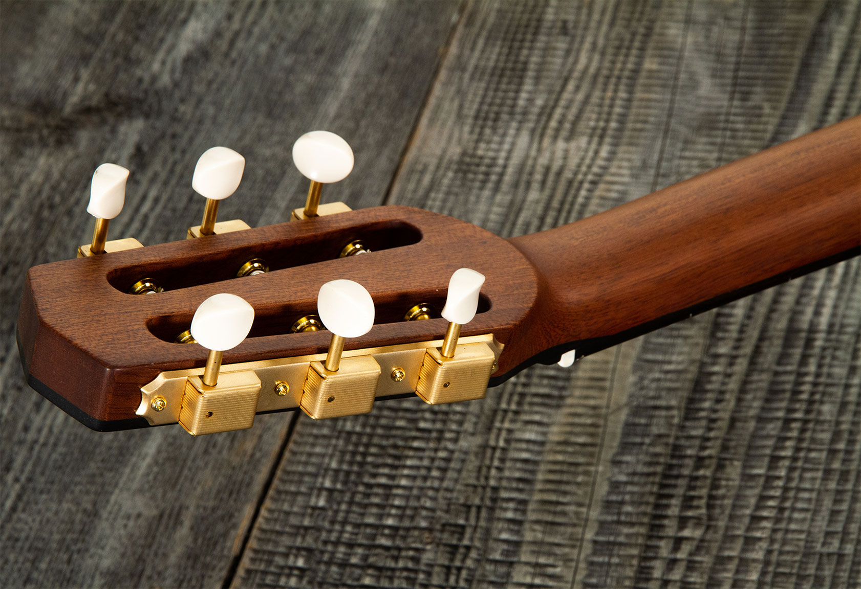 Altamira M01f Gypsy Jazz Cw Epicea Palissandre Eb +etui - Antique Natural - Guitare Manouche - Variation 7