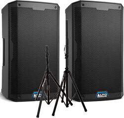 Pack sonorisation Alto TS 410 + XH 6310 Pied Enceinte Paire + Sac