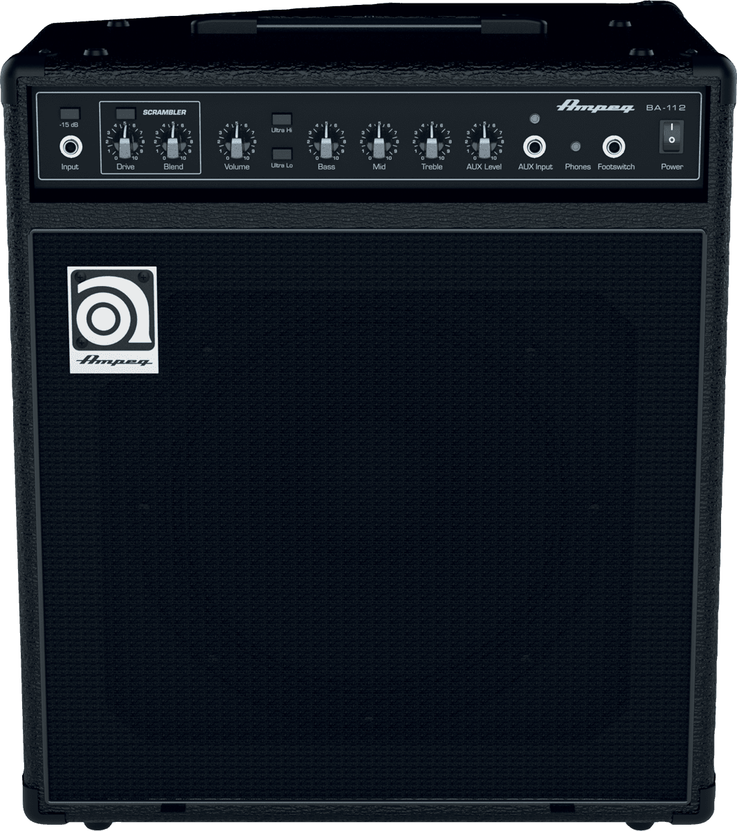 Ampeg Ba-112 V2 2014 75w 1x12 Black - Combo Ampli Basse - Variation 1