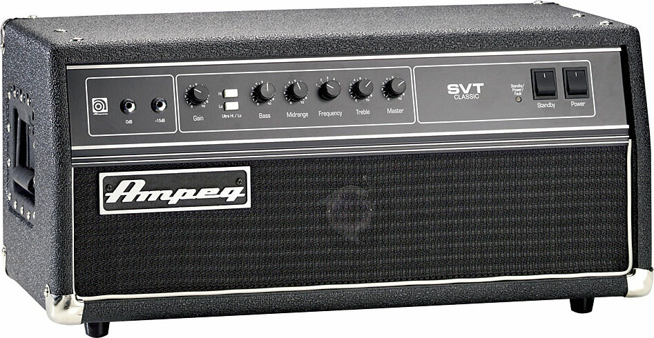 Ampeg Svt-cl Head 300w Black - Classic Series - TÊte Ampli Basse - Main picture