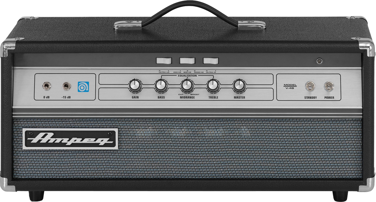 Ampeg V4b Head 100w Black - TÊte Ampli Basse - Main picture