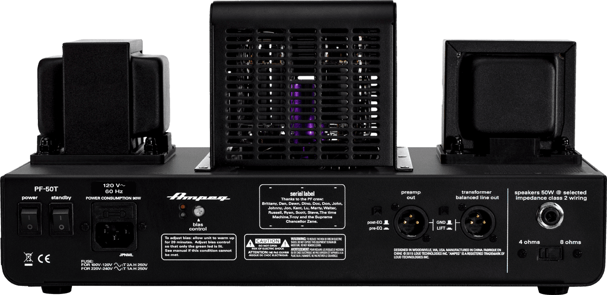 Ampeg Pf-50t Portaflex - TÊte Ampli Basse - Variation 2