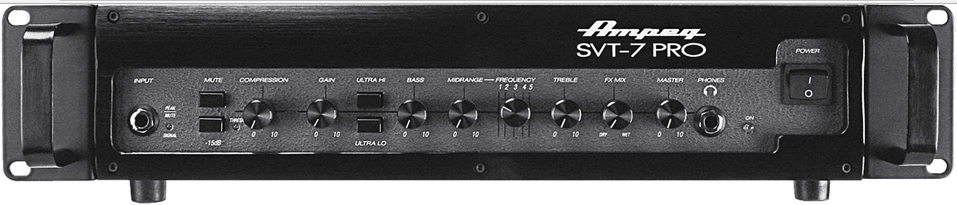 Ampeg Svt7-pro Head 1000w 4 Ohms Black - Pro Series - TÊte Ampli Basse - Variation 1