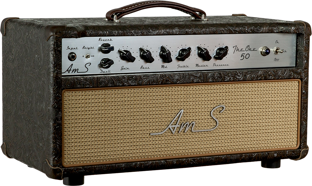 Ams Amplifiers The One 50 Head Custom Brown Custom Cowboy - Ampli Guitare Électrique TÊte / PÉdale - Main picture