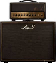 Ampli guitare électrique stack  Ams amplifiers Little Legend 20 + 1x12 Cab V30-OB - Black