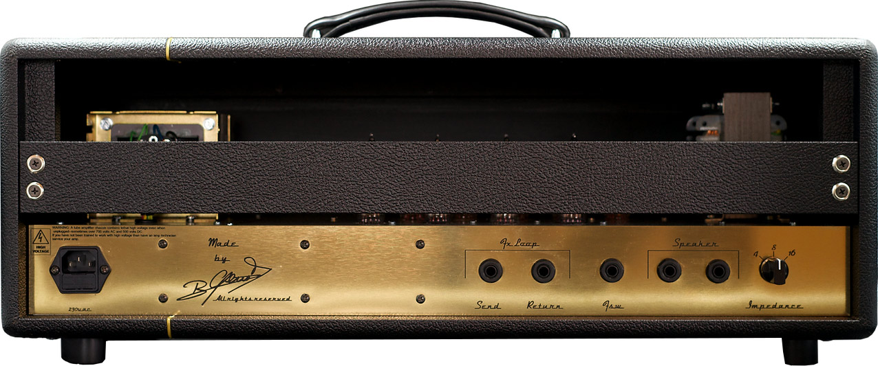 Ams Amplifiers Dba 40 Head 40w El84 Black - Ampli Guitare Électrique TÊte / PÉdale - Variation 1