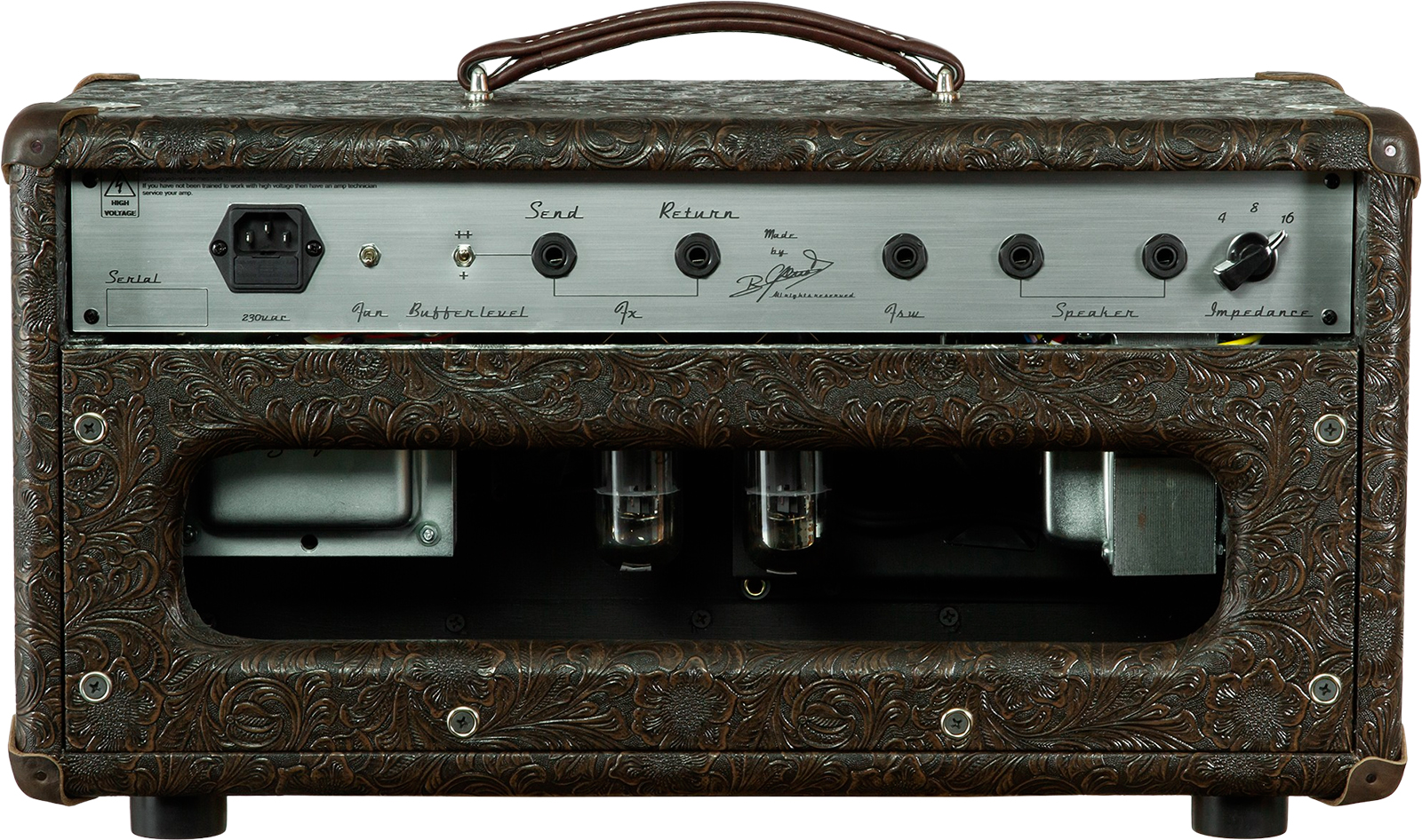 Ams Amplifiers The One 50 Head Custom Brown Custom Cowboy - Ampli Guitare Électrique TÊte / PÉdale - Variation 1