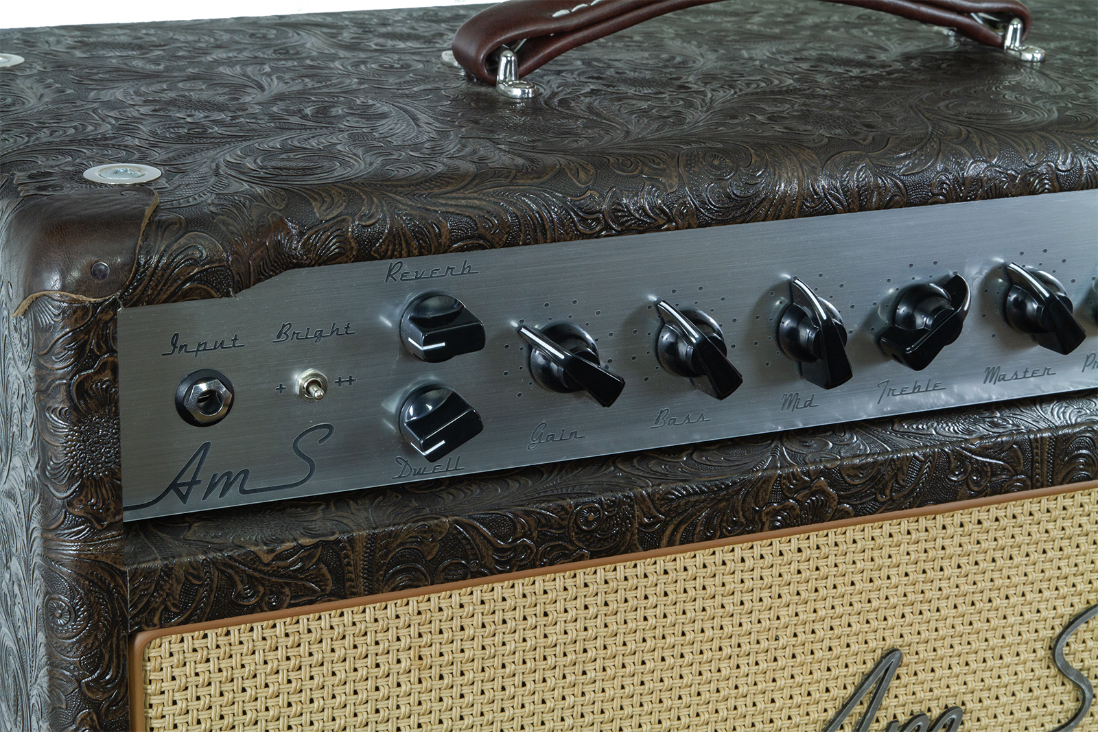 Ams Amplifiers The One 50 Head Custom Brown Custom Cowboy - Ampli Guitare Électrique TÊte / PÉdale - Variation 3