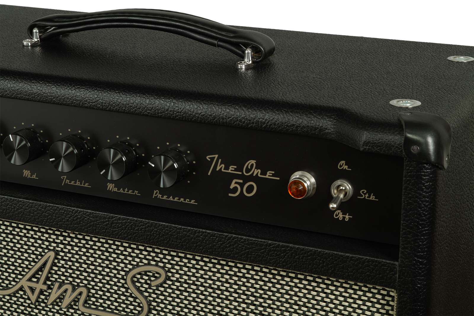 Ams Amplifiers The One 50 Spring Reverb 1x12 Combo 50w 6l6 Black - Ampli Guitare Électrique Combo - Variation 2