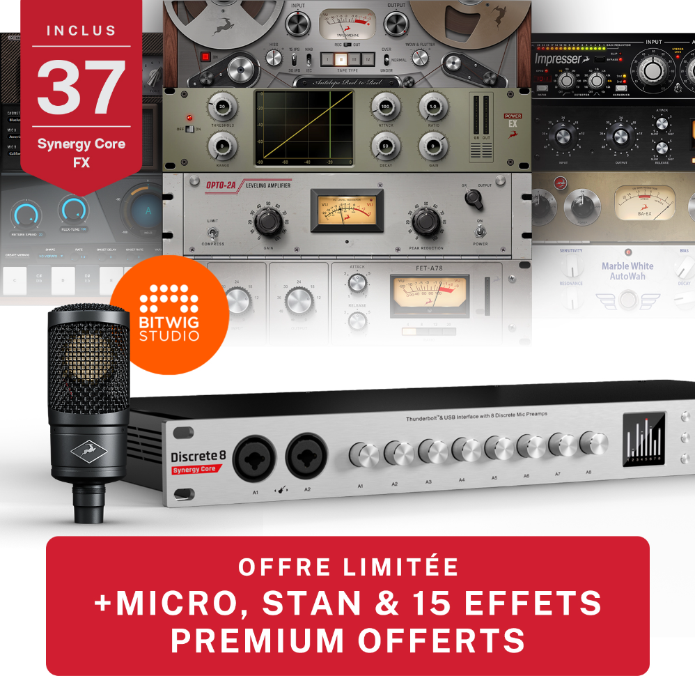 Antelope Audio Discrete 8 Synergy Core + Micro Solo Edge Offert - Pack Home Studio - Main picture