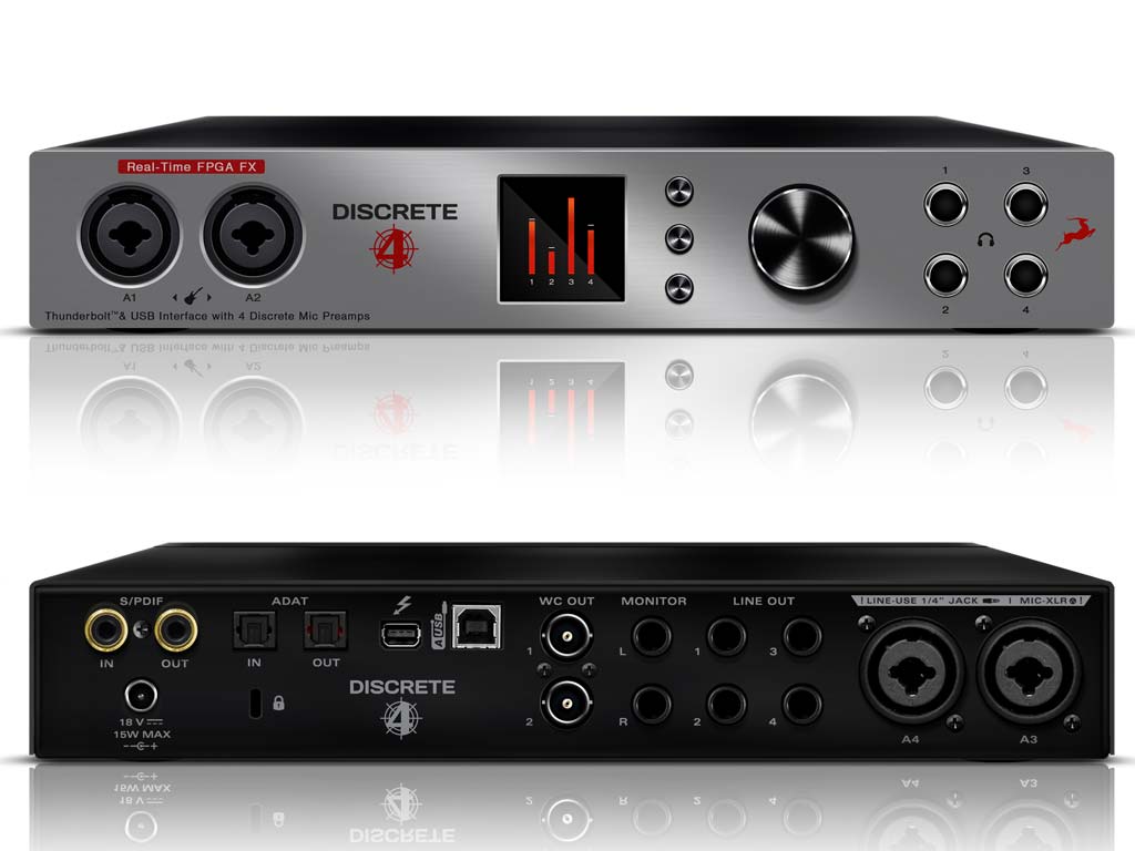 Antelope Audio Discrete 4 + Premium Pack Offert - Carte Son Usb - Variation 2