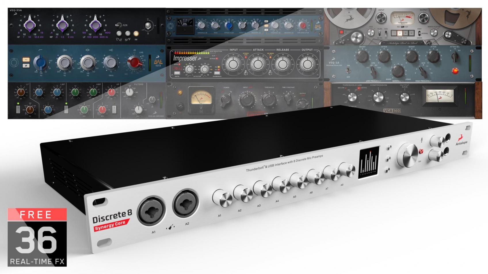 Antelope Audio Discrete 8 Synergy Core + Micro Solo Edge Offert - Pack Home Studio - Variation 7