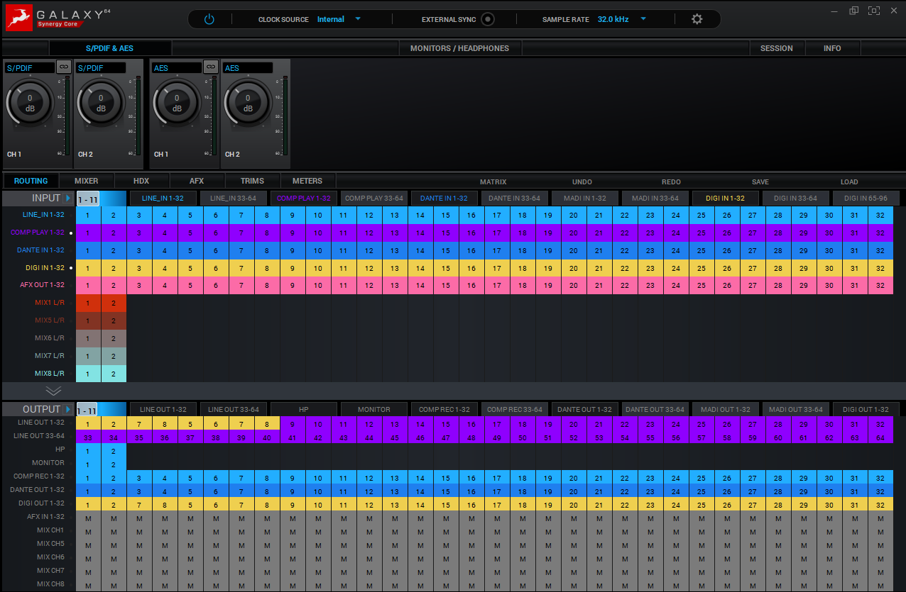 Antelope Audio Galaxy 64 Synergy Core - Autres Formats (madi, Dante, Pci...) - Variation 13