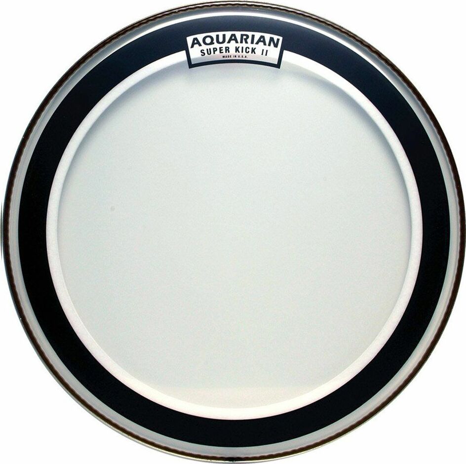 Aquarian 16 Super Kick Ii Transparent Drumhead - 16 Pouces - Peau Grosse Caisse - Main picture