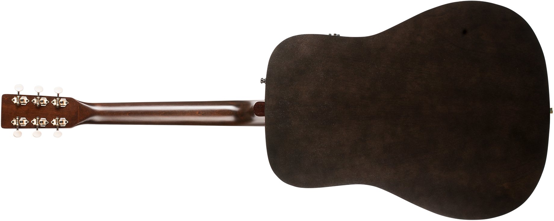 Art Et Lutherie Americana Presys Ii Dreadnought Cedre Merisier Rw - Faded Black - Guitare Electro Acoustique - Variation 1