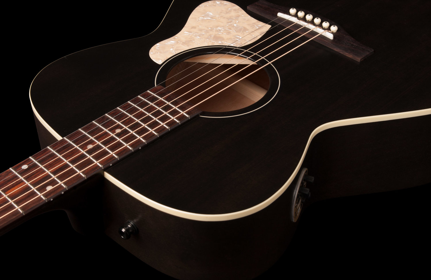 Art Et Lutherie Legacy Concert Hall Qit - Faded Black - Guitare Electro Acoustique - Variation 3