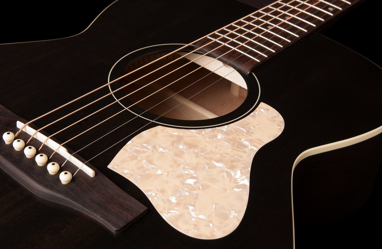 Art Et Lutherie Legacy Concert Hall Epicea Merisier - Faded Black - Guitare Acoustique - Variation 3