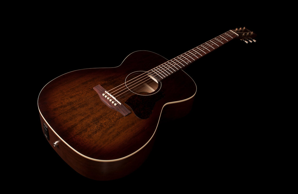 Art Et Lutherie Legacy Concert Hall Epicea Merisier - Bourbon Burst - Guitare Acoustique - Variation 2