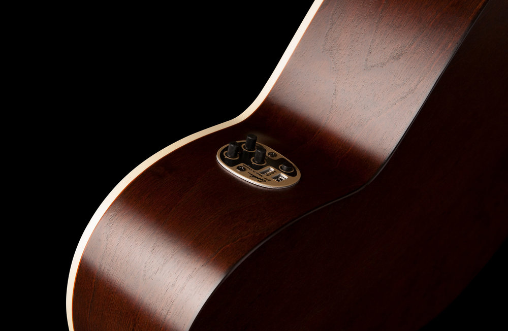 Art Et Lutherie Legacy Concert Hall Epicea Merisier - Bourbon Burst - Guitare Acoustique - Variation 4