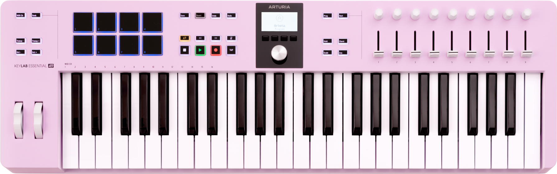 Arturia Keylab Essential 3 49 Touches Rose Quartz - Clavier MaÎtre - Main picture