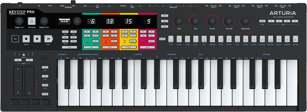 Arturia Keystep Pro Bk - Clavier MaÎtre - Main picture