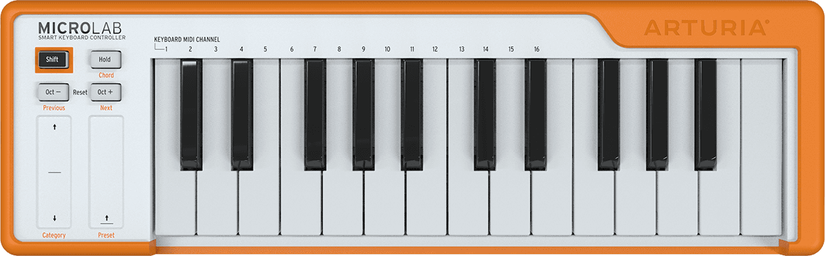 Arturia Microlab Orange - Clavier MaÎtre - Main picture