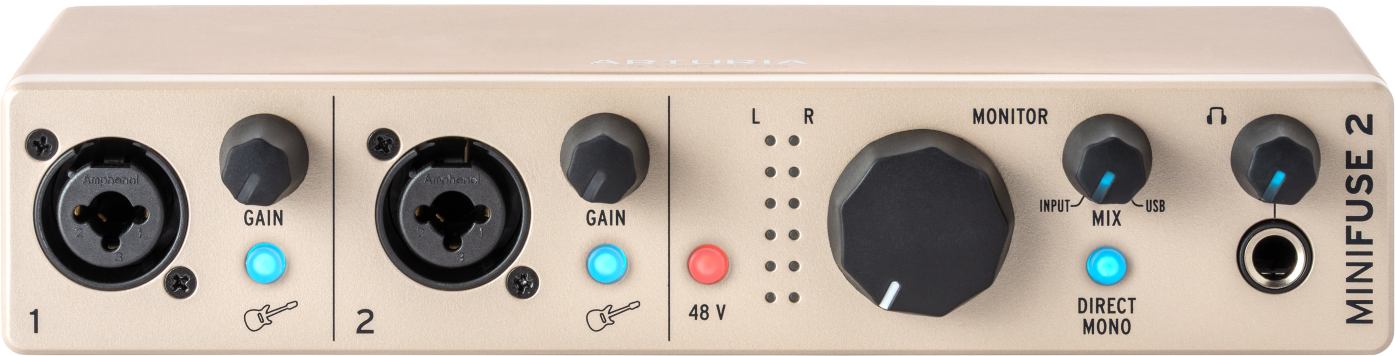 Arturia Minifuse 2 Champagne - Carte Son Usb - Main picture