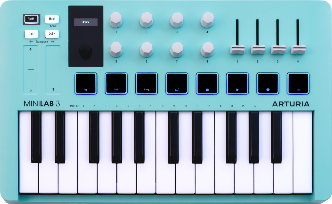 Arturia Minilab 3 Aquamarine - Clavier MaÎtre - Main picture
