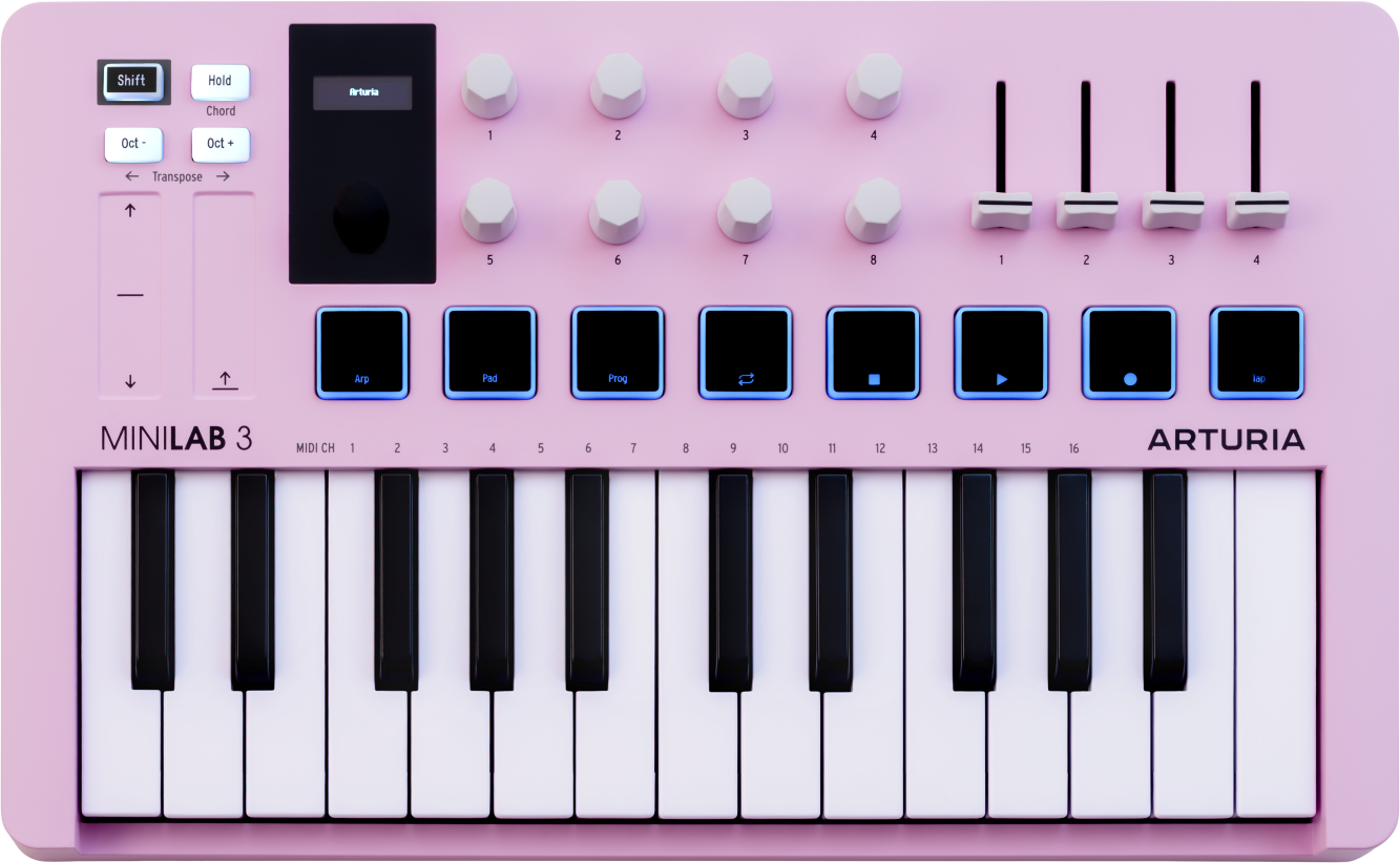 Arturia Minilab 3 Rose Quartz - Clavier MaÎtre - Main picture