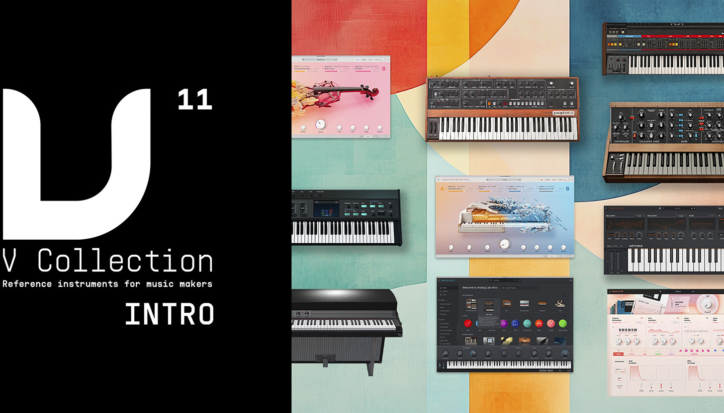 Arturia Suite Instruments V Collection 11 Intro Telechargeable - Plug-in Effet - Main picture