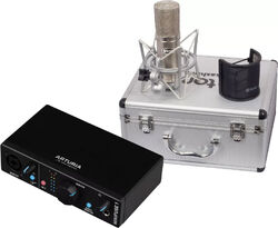 Pack home studio Arturia Minifuse 1 BK  + Micro studio kashmir